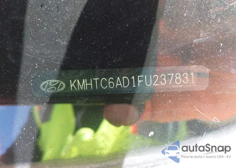 2015 Hyundai Veloster из США, поврежденный, VIN KMHTC6AD1FU237831